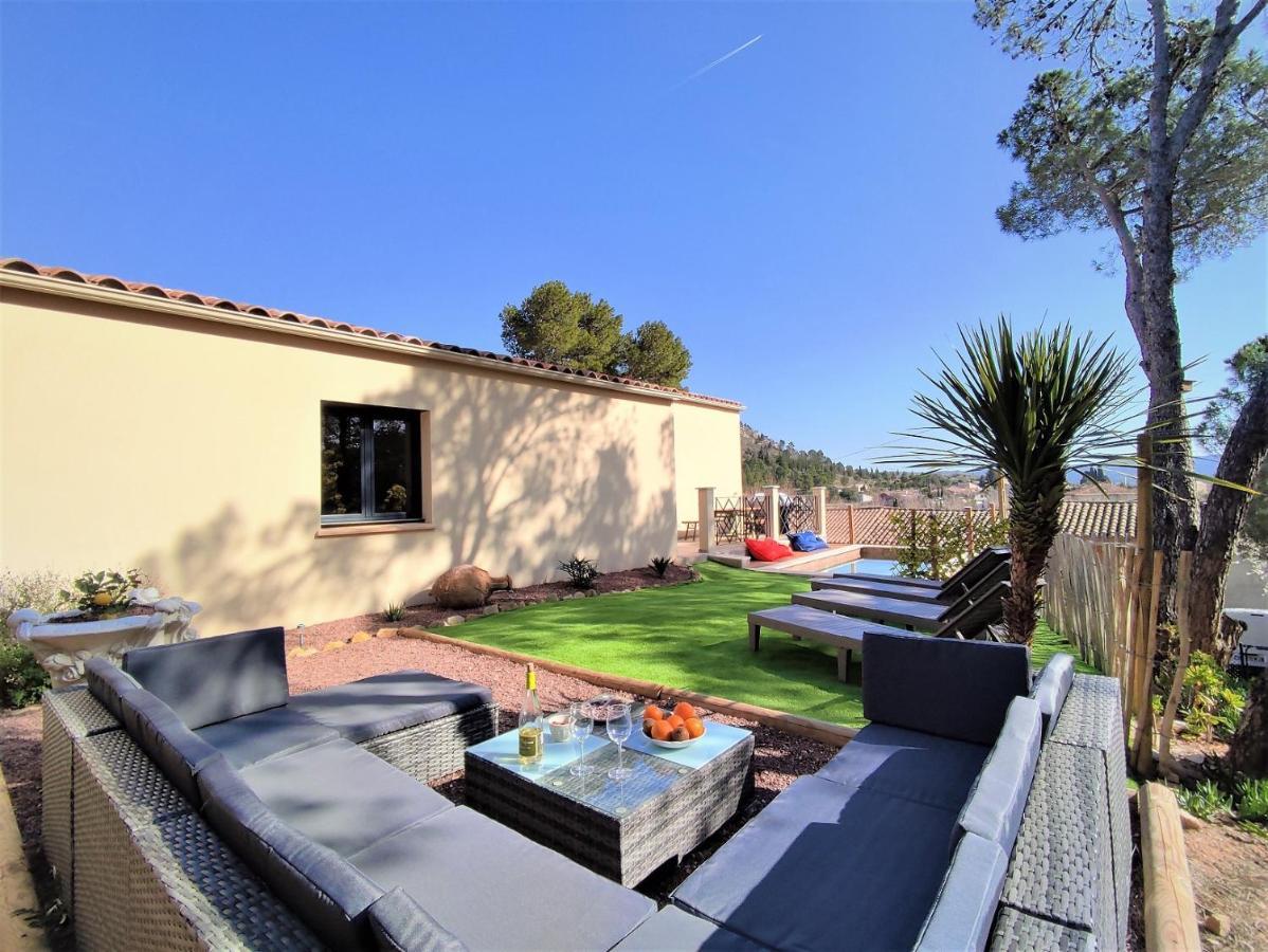 Villa Entiere Bellevue - Balneo - Piscine - Clim Montséret Eksteriør billede